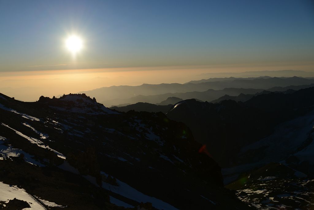 23 Berlin Camp With Cerro Catedral Behind Just Before Sunset From Aconcagua Camp 3 Colera